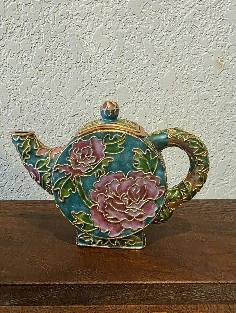 Small Cloisonne Enamel Teapot